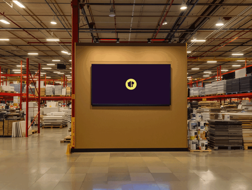 mídia indoor digital para divulgação de promoções em tempo real